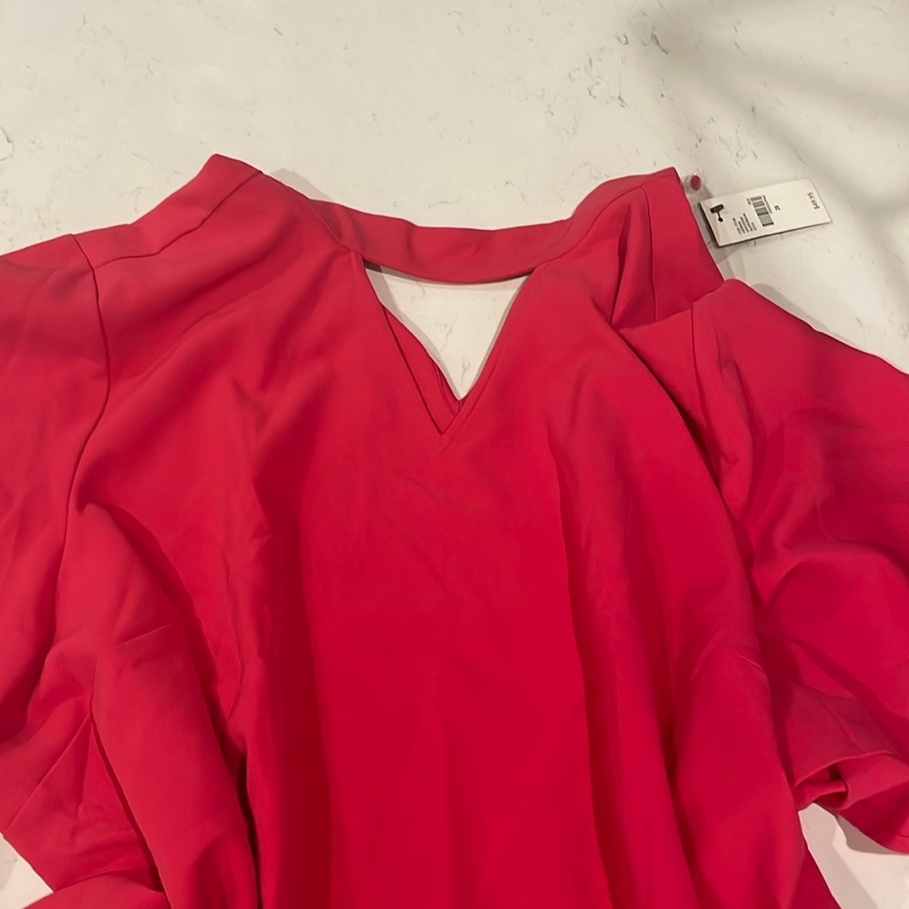 Lane Bryant keyhole neck blouse size 28 NEW